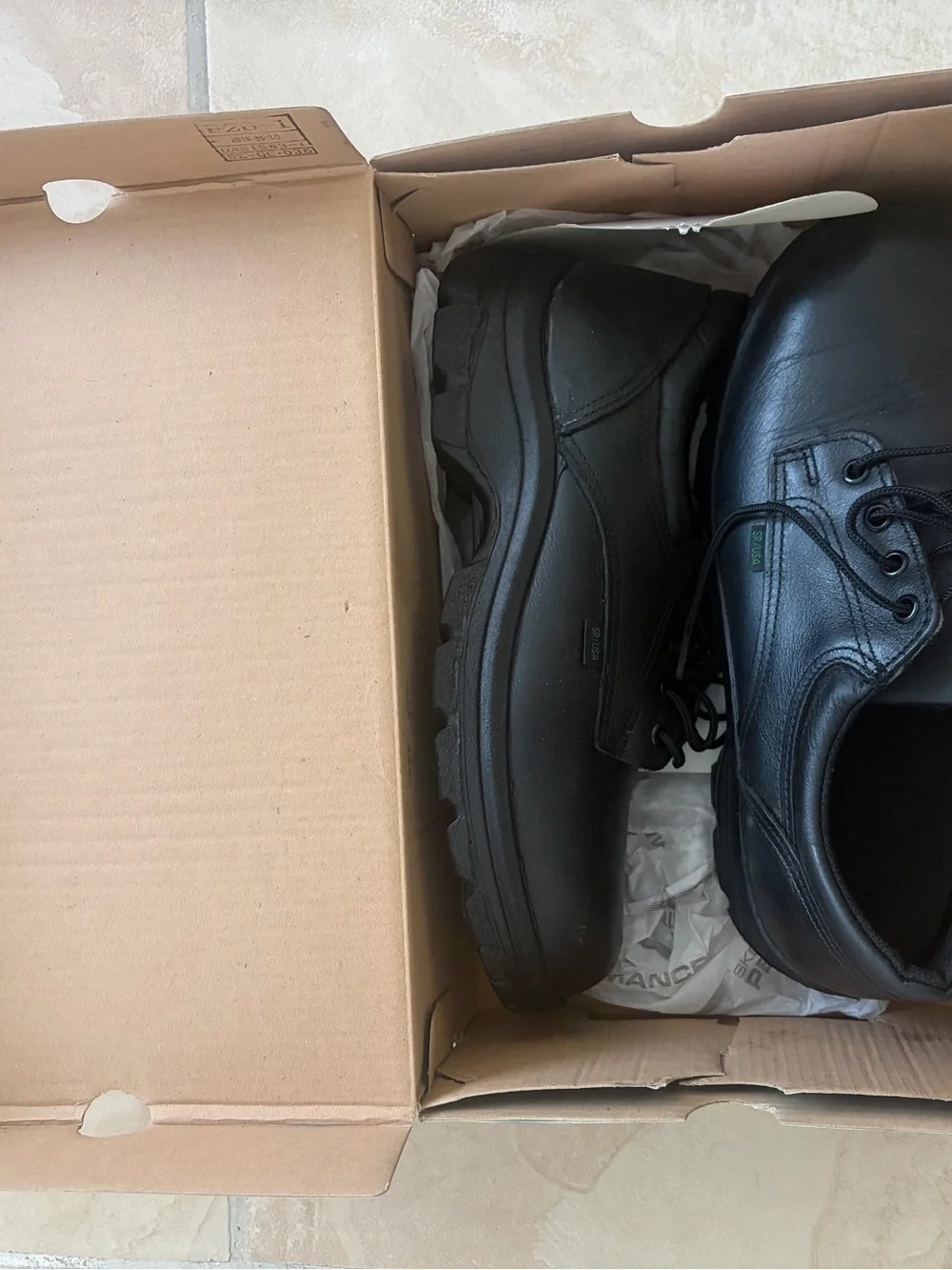 Classic Black Leather Lace-Up Derby Shoes - Comfort Work Style